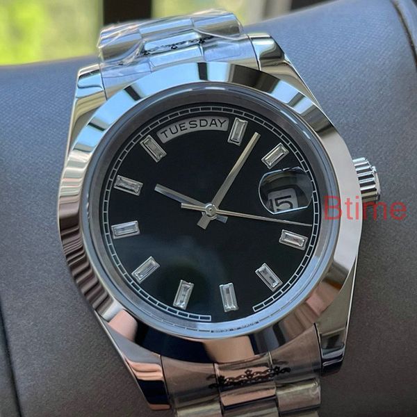 

41mm Luxury Mens Watch Designer Watches High Quality Fashion 2813 Automatic Movement Mechanical for Men Wristwatches Aaa Clock Moissanite Menwatch Ocean Relojes, Purple