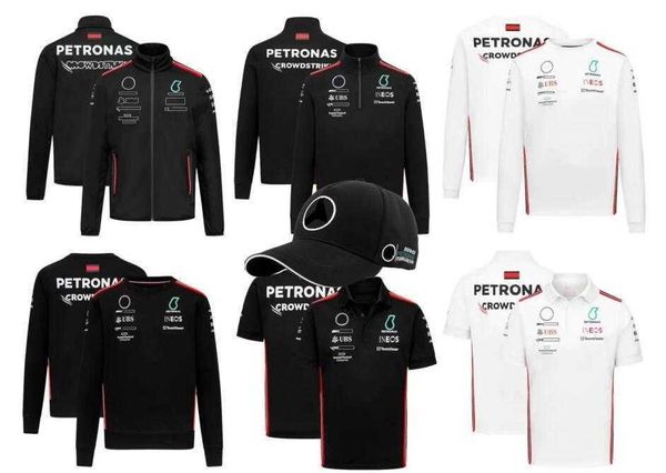 

New Season Motorcycle Clothes New F1 Racing Jersey Summer Team Polo Shirt with the Same Style Give Away Hat White or Black
