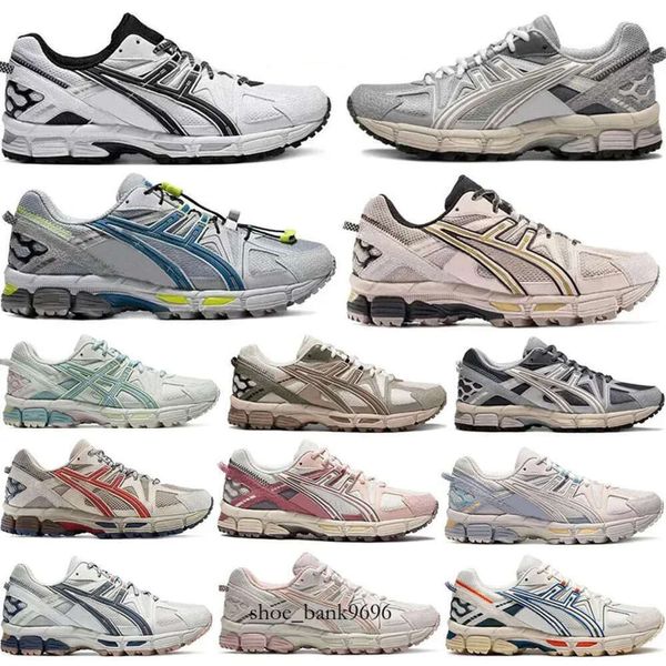 

2024 NYC Top Gel Marathon Running Shoes Designer Oatmeal Concrete Navy Steel Obsidian Grey Cream White Black Ivy Outdoor Trail Sneake Size 36-45 Gel Kahana8, 4_color