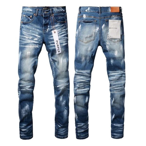 

purple jeans designer jeans for mens Straight Skinny Pants jeans baggy denim european jean hombre mens pants trousers biker embroidery ripped for trend 29- J9051-1, 9051-1
