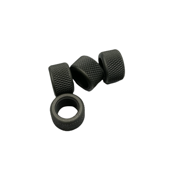 

5pcs High Quality Steel Knurled Nut Thread 1/2*28 5/8*24 thread protecter