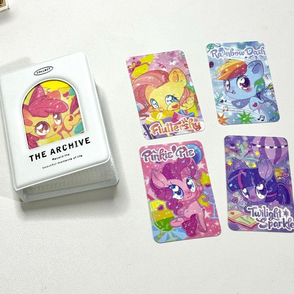 

New Pony Polly White card book Lovely photo album card book