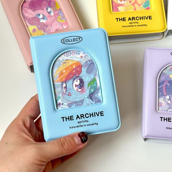 

Macaron blue card book Pony Polly 3 inch card book