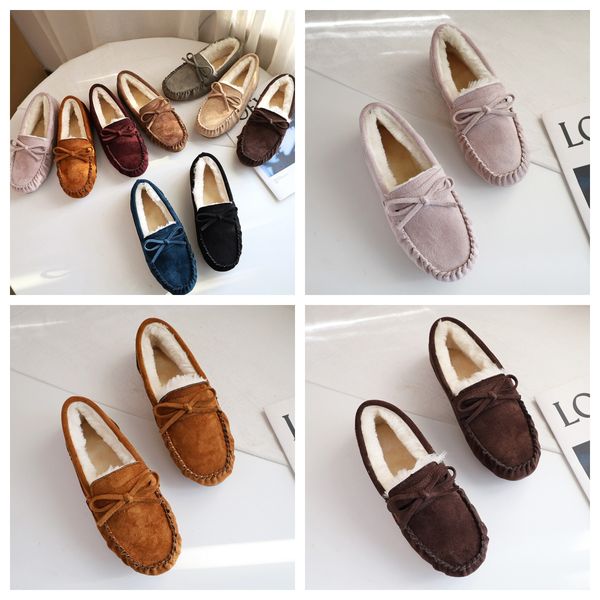 

Women's Fuzzy House Flat Boots Cozy Warm Winter Cute Durable casual Slips Loafers Indoor Outdoor pregnant mama autumn winter light pink beige brown, Blue