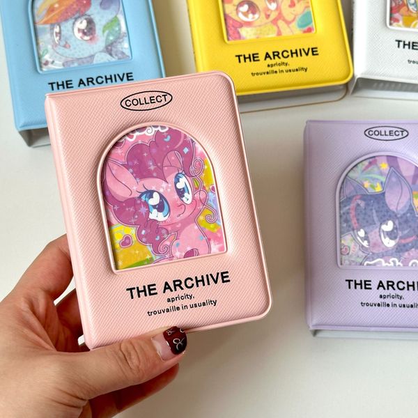 

Macaron pink card book Pony Polly 3 inch card book