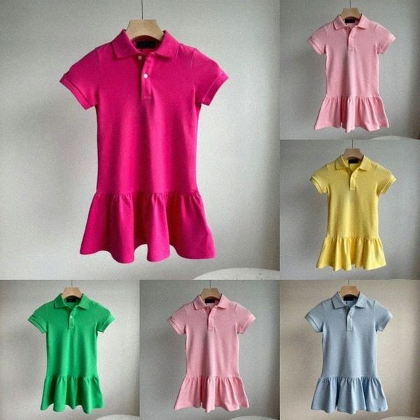 

kids baby dress apricot clothes Toddlers Clothing BABY childrens girls purple pink yellow blue summer Dresc7AY#, Silvery