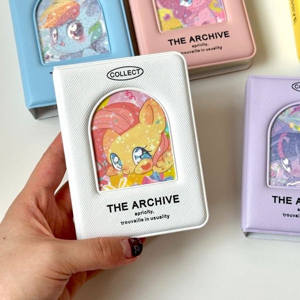 

Macaron white card book Pony Polly 3 inch card book