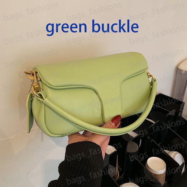 

Designer Tote Shoulder Hand Crossbody Card Holder s Leather Women Cross Body Bags Totes Fashion Tabby Pillow Balck Grey Cream Pink Shopping Bag 3a, 6-emerald green buckle