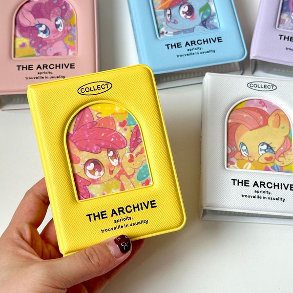 

Macaron yellow card book Pony Polly 3 inch card book
