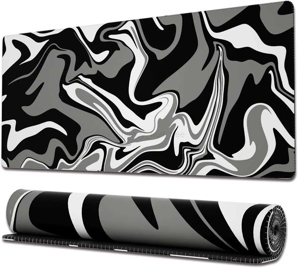 Japan Playmat Texture Swirl Mouse Pad Gaming Mousepad with Stitched Edges Laptop Office Cool Large Mousepad for Computer DeskmatM240802