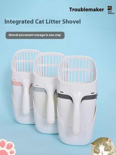 

Durable Plastic Cat Litter Scooper & Waste Disposal Toolset
