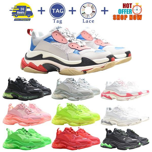 

Designer Shoes For Men Women Platform Sneakers Clear Sole Black White Grey Silver Red Pink Blue Luxury Mens Trainers, Mint green