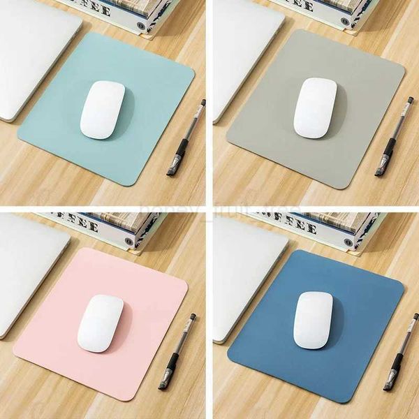 Small PU Leather mouse pad Laptop Computer Desk Mat Non-Slip Gaming MousePad For Computer PC Laptop AccessoriesM240802