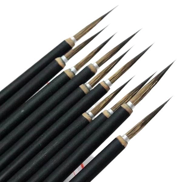 

Chinese Calligraphy Brush Copper Head Hook Line Fine Paint Brush Pen Weasel Mouse Whisker Stone Badger Hair Paint Brush