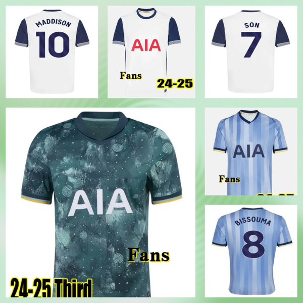 

Maillot de football tottenhamsoccer jerseys 24 25 SON RICHARLISON MADDISON Soccer Jerseys COYS THFC Football shirt tOttenNhaMSe kit Men, Orange