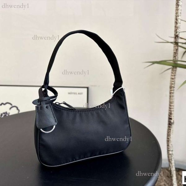 

Nylon 2024 Designer Shoulder Bag High Quality Leather Handbag Designer's best-selling Women's slant Luxury Chain-bag tote bag, Deep blue