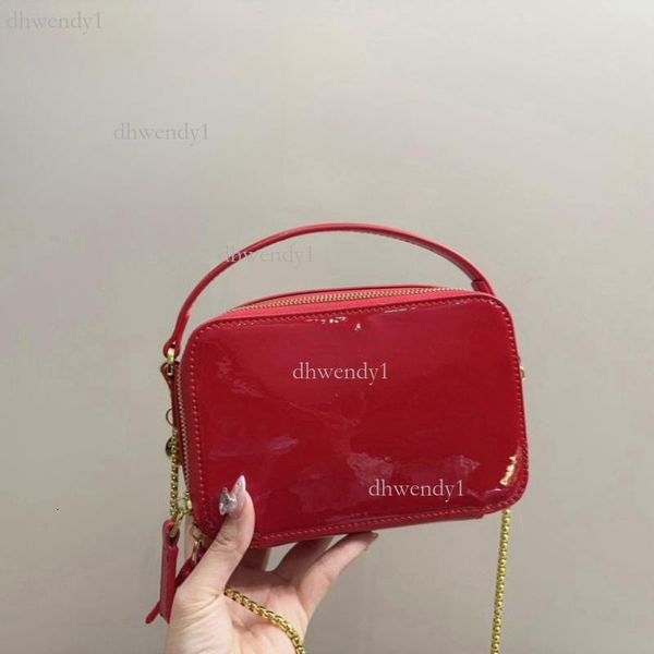 

2024 new popular leather handbag can shoulder bag makeup bag large capacity, Red