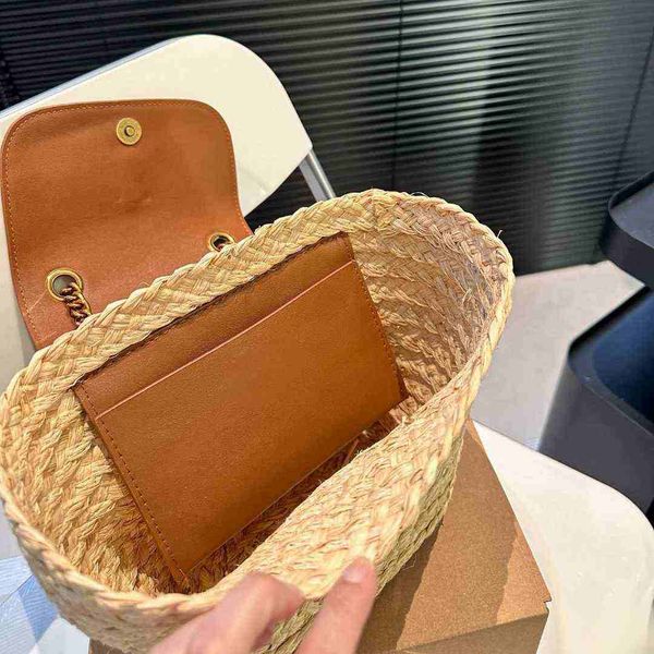 

5A designer beach bag mammy apricot sac plage beach bags tote bag raffias designer bag luxury bag bags Women bag beach tote sac de plage yslgrass khaite bag Straw Beach, S3