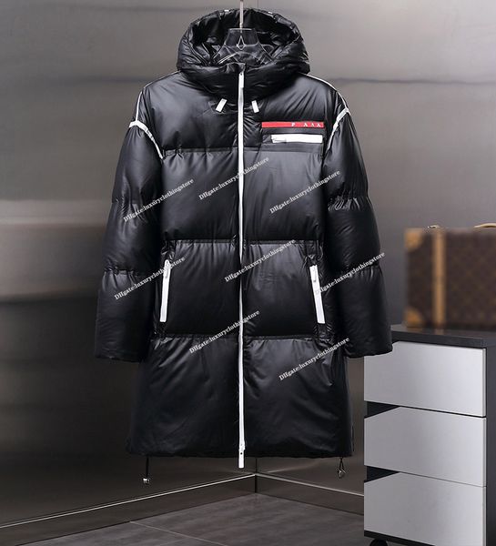 

winter New Men Warm Thick Long Down Jacket Coat Mens Hooded Waterproof Black Gold woman Puffer Jacket Men Casual Windproof Parkas Male, Wholesaler
