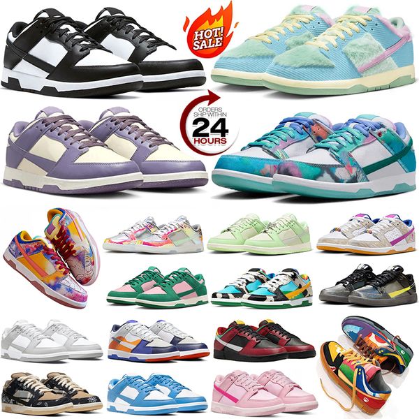 

Running Shoes Men Women Sneaker What The Powerpuff Girls Panda White Black Valentines Day Grey Fog UNC April Skateboards Triple Pink Candy Sneakers Platform Shoe Gai, Red
