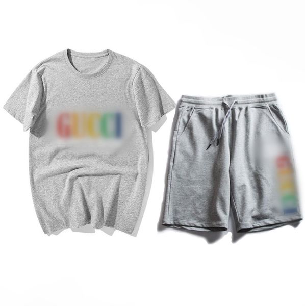 

Designer Mens Tracksuit sets Sweat Sports Men short sleeve Tracksuits T Shirt Pants Set man clothing Sporting coats, #19