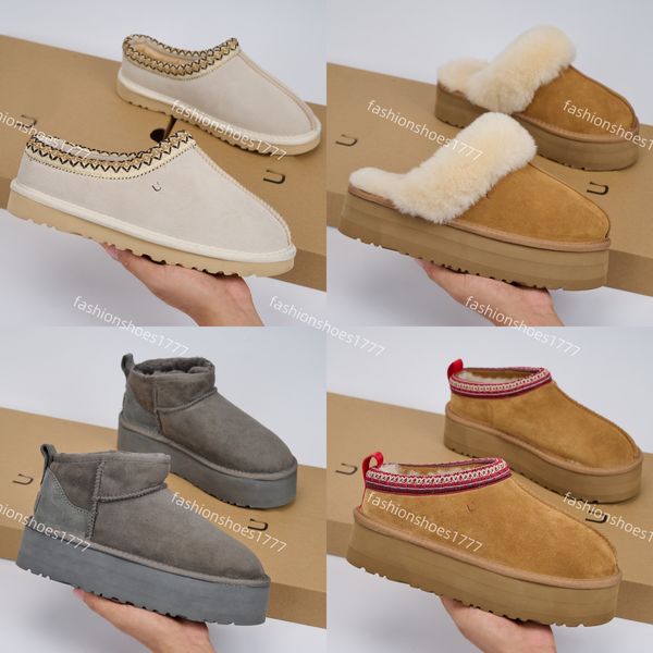 

slippers tasman doc marteens designer boots mens women fashion plush Slippers hotel unisex classical soft comfort vintage size 35-44 winter Platform Short pj1, Color 9