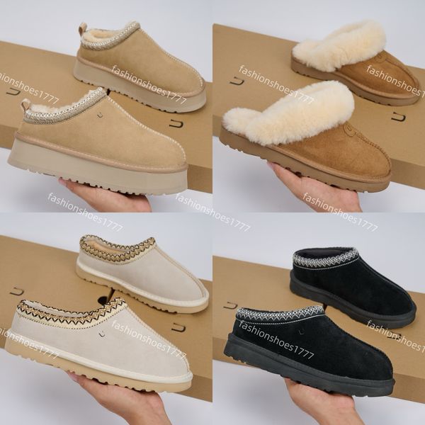 

australia shoes tasman men booties for women slippers luxe 2024 newest Slip-on size 35-44 platform australie leather sheepskin fur Suede Upper Wool Fall outside pj1, Color 19