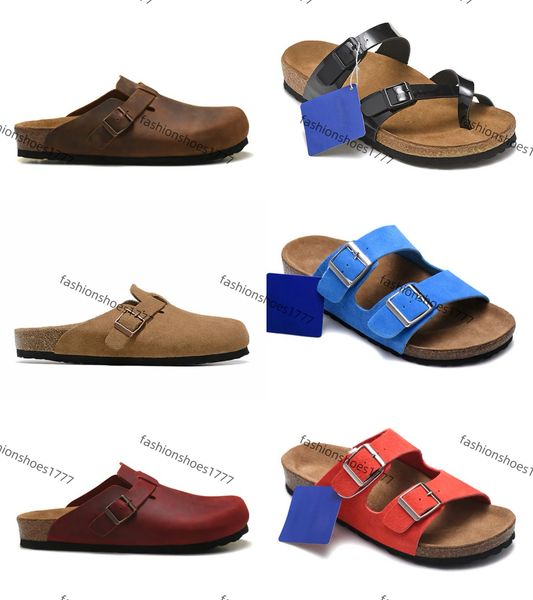 

designer slides slippers leather shoes women clog mens sandal Same Style Summer outwear leisure vacation black casual sliders beach Classic Suede Flat Genuine pj1, Deep purple