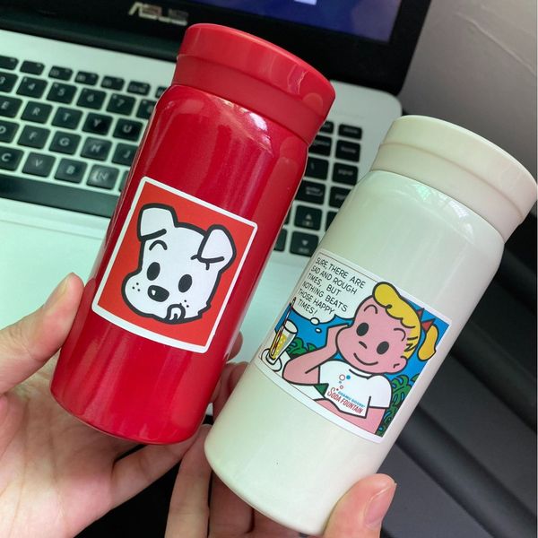 

200ml mini pocket insulated new girls niche for men Instagram simple cute solid color student portable water cup bz017, White