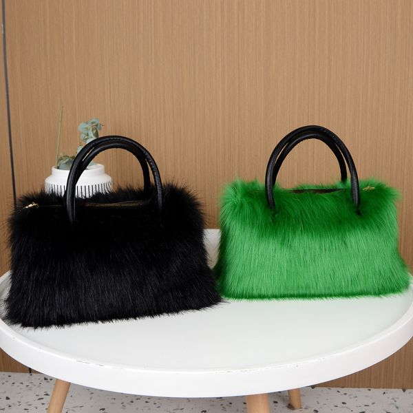 

Fashionable women shoulder bags 7 colors this year's popular plush pillow bag large capacity light soft fashion handbag sweet luxury elegant handbags wholesale, Cream