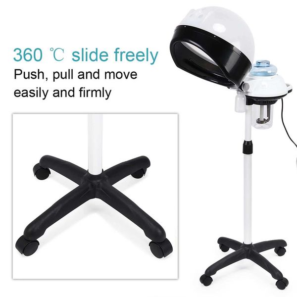 

Hair Dryers Salon hydrotherapy rolg bracket hooded hair color perm adjustment steam engine G240805, Silver