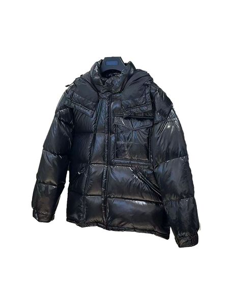 

10A designer jacket men designer puffer jacket women jackets fashion luxury designer brand down jackets white down mens jacket winter outwear coat with badge s-xxl, Yellow