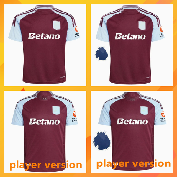 

Soccer Jerseys 2025 2024 AsTOn VilLaS Football Shirt Training Away Fans Version Camisetas Futbol MINGS McGINN BUENDIA WATKINS MaillotS M L XL XXL, Yellow