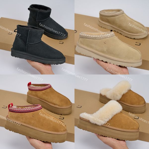 

mens boots designer womens australia shoes tasman booties slippers luxe 2024 newest size 35-44 platform australie sheepskin fur Suede Upper Wool Fall outside pj1, Color 18