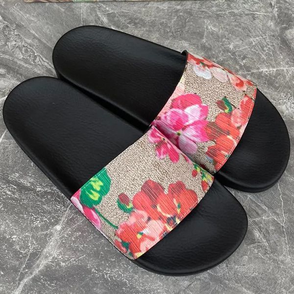 

Designer Slides Mens Women Slippers Summer Sandal Beach Slide Flat Platform Ladies Home Fashion Shoes Flip Flops Striped Tiger Bee Causal Slipper random gift, #-42