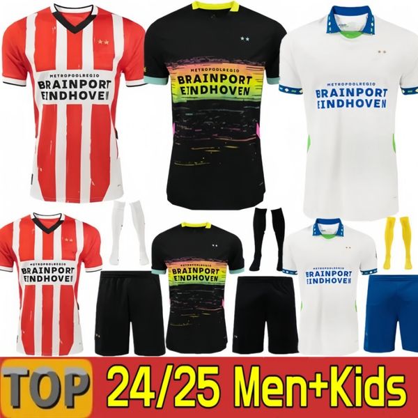 

24 25 Eindhoven Away Soccer Jerseys Home Third Hazard FABIO Sia psvs Football Shirts 2024 2025 Kids Set TOP Adult men kids Kits LANG DEST DE JONG TILLMAN BAKAYOKO, 24 25 home adult