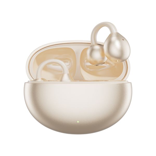 

M91 TWS Bluetooth 5.4 Wireless Headphones Sports Waterproof Digital Display Earhook with Microphone Stereo Earphones, Pink