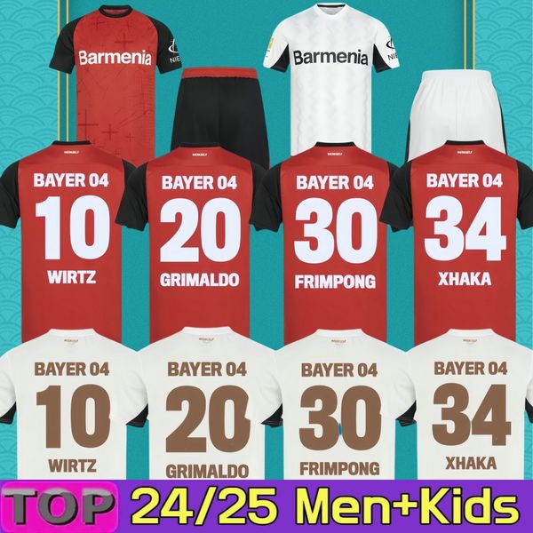 

4XL 24/25 Bayer LeverkusenS Football Jersey WIRTZ BONIFACE HINCAPIE HOFMANN TAPSOBA SCHICK PALACiOS FRIMPONG GRIMALDO 24 25 champion Home Away Men' Football Shirt, 24 25 home aldult