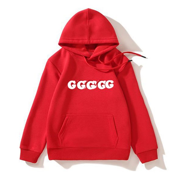 

G Kid Designer Hoodie Childrens Luxury Clothes Baby Girl Boy G Logo Hooded Sweatshirt Letter G Motifs Branding Kids Clothing DJD2408066, Brown
