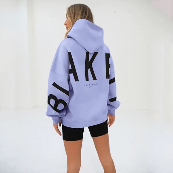 blakey hoodie Harajuku letter Print Loose Hoodie Amazon's best seller Summer spring Casual Full Sleeve Sweatshirt blakley hoodie Women Pullovers y2k Street Style
