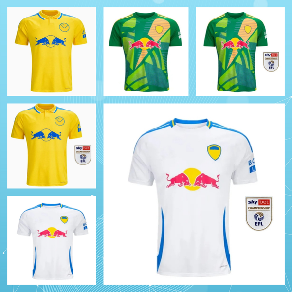 

2024 2025Leeds vintage tops trikot MenHome Away Fans Soccer Jerseys BAMFORD SUMMERVILLE RUTTER JAMES GNONTO Player Football Shirt Kit Unitedes, White