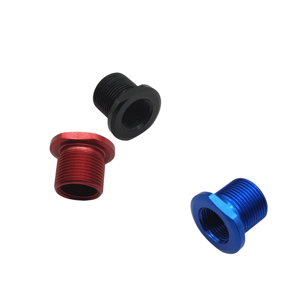 

10pcs Aluminum Thread Adapter Convert 1/2x28 to 5/8x24