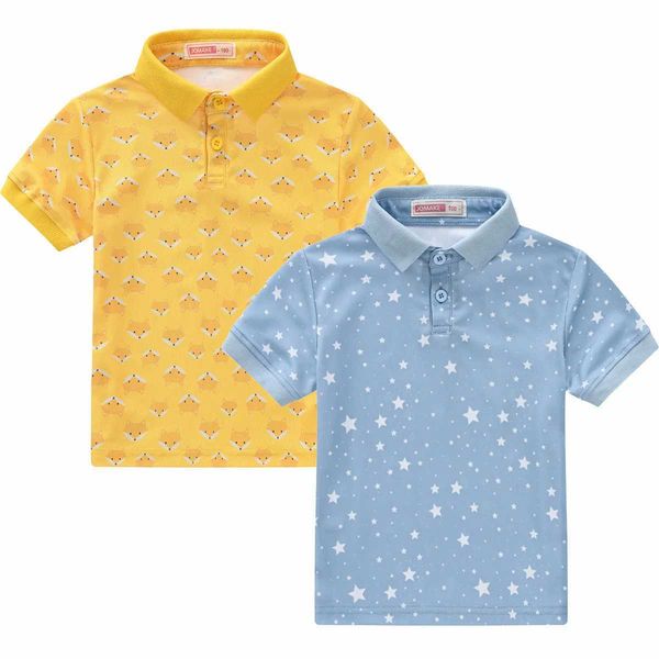 Summer boys polo shirt classic boys clothing T-shirt short sleeved T-shirt childrens clothing casual boys shirt cartoon W240806