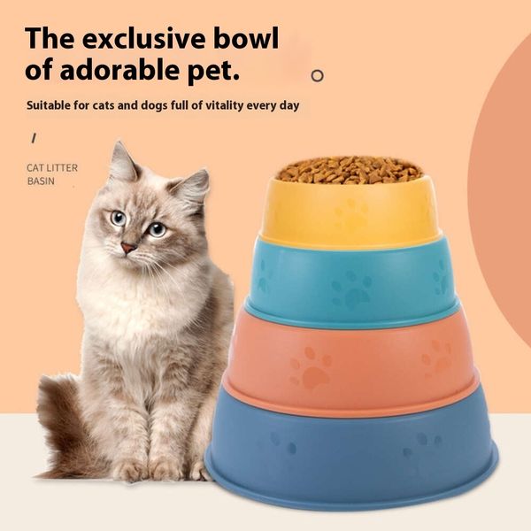 

New slip and anti knock single water dog cat food bowl, pet supplies