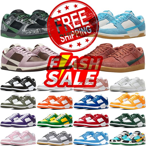 

free shipping casual shoes low designer trainers mens womens panda grey fog Rose Whisper Biker Tattoos Burnt Sunrise Neapolitan Obsidian GAI sneakers 36-47, Red