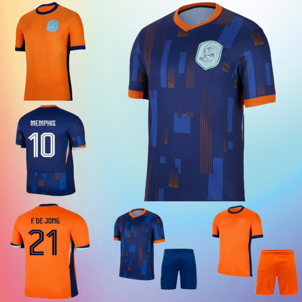 

24 25 Netherlands MEMPHIS HoLLAnd Club Soccer Jersey 2024 Cup 2025 Dutch National Team Football Shirt Men Kids Kit Home Away MEMPHIS XAVI GAKPO, Black