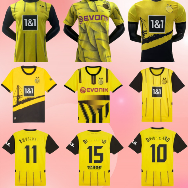 

2425REUS CUP soccer jersey HALLER soccer maglia BVB trikot DORTMUNDSANCHO trikot MALEN MOUKOKO HUMMELS BRANDT HAZARD YEYNA men, Orange