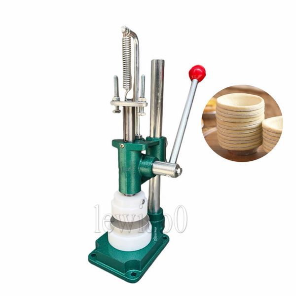 Commercial Egg Tart Skin Press Making Machine Manual Bake Custard Tart Shell Molding Former Machines Egg Tart Crust Press Tool