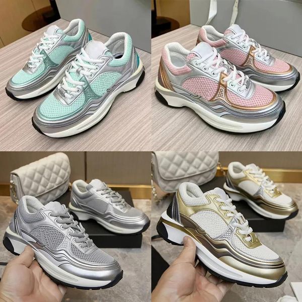 

designer shoes casual trainers sneakers for men womens outdoor shoes platform sneakers luxury trainer famous fashion athleisure Silver Gold shoes with box 35-46, Army green