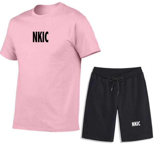 

Shorts Sets Short Sleeve T-shirt Jogging Men Clothing Summer Men's Brand Tracksuit Set Mens Designer Clothes Track Suits Running, Orange 1